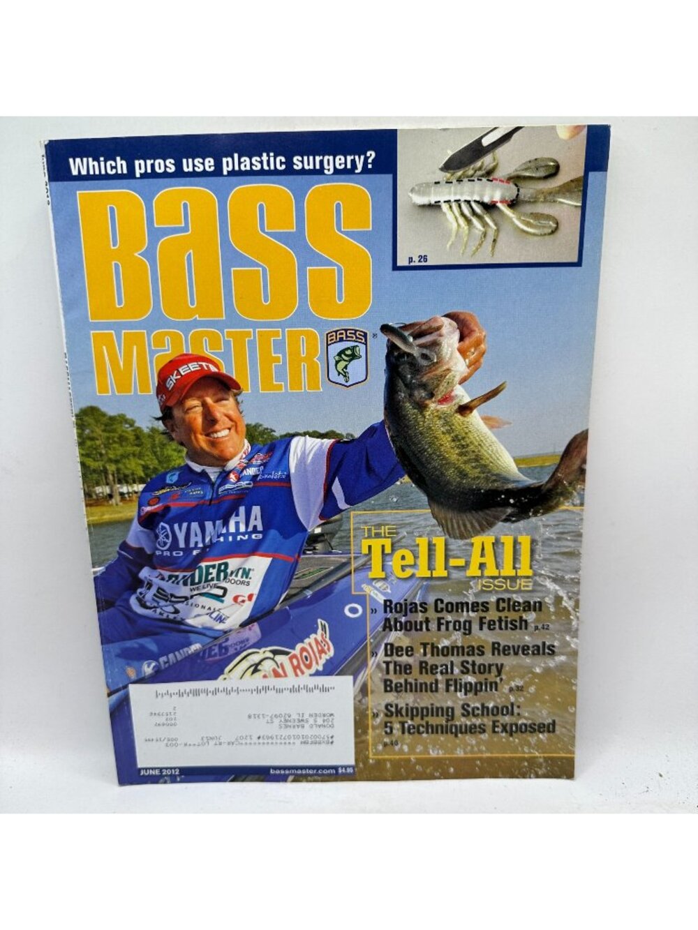 Bassmaster Magazine June 2012 Rojas Frog Fishing Tell-All Fishing Techniques